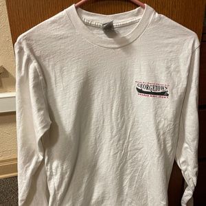 White/Multi-Colored Gorgetown Shirt